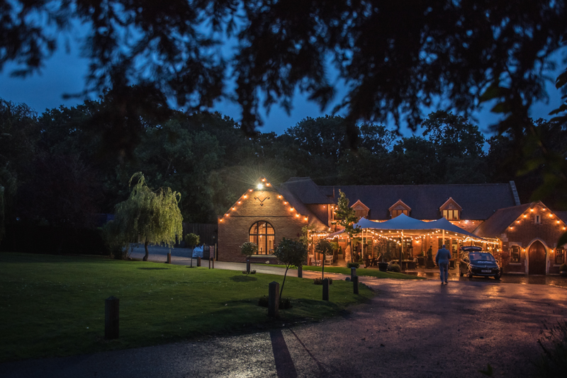 Nuthurst Grange in the evening by Mk Wedding Photography)